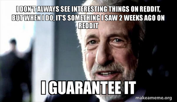 I Guarantee it - George Zimmer meme