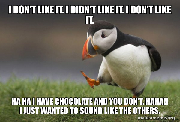 Unpopular Opinion Puffin meme