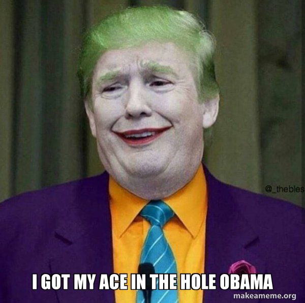 Donald Trump - The Joker meme