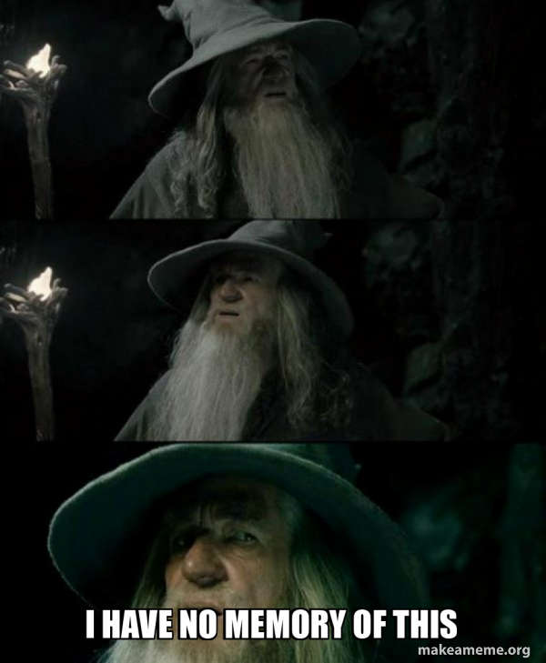 Confused Gandalf meme