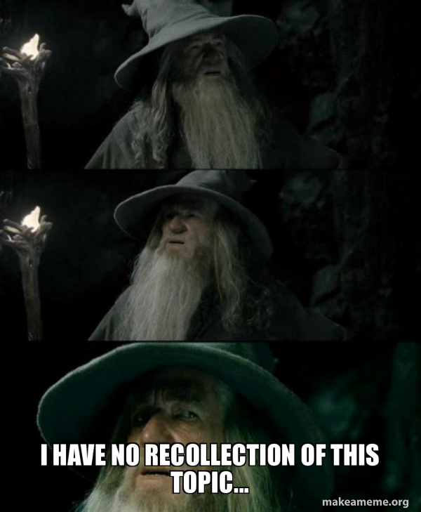 Confused Gandalf meme