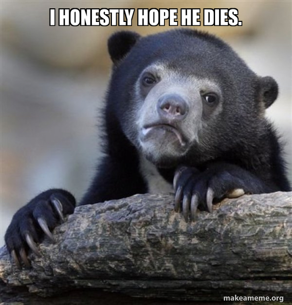 Confession Bear meme