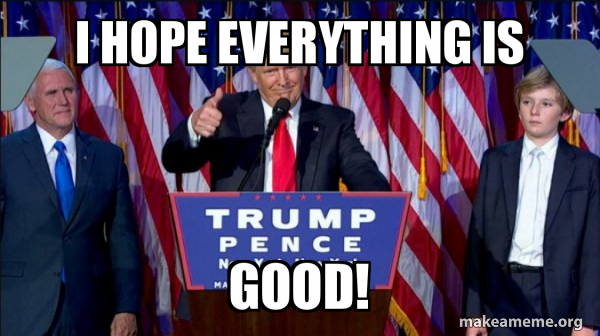 President Elect Trump meme