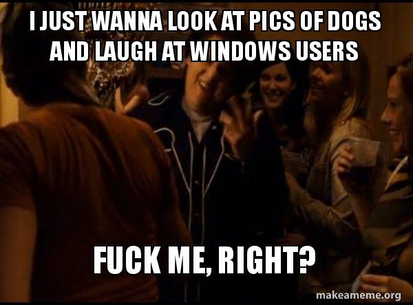 Fuck me right. Alternative Seth from Superbad meme meme