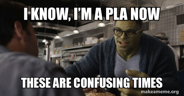 Hulk - These are Confusing Times meme