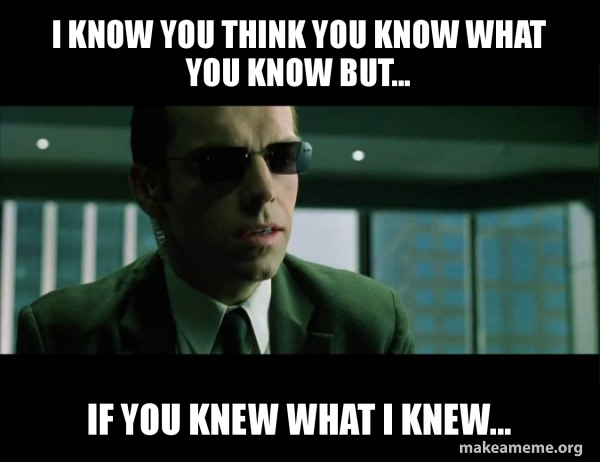 Agent Smith from the Matrix meme
