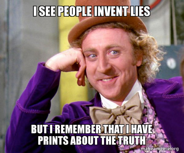 Willy Wonka Sarcasm Meme meme