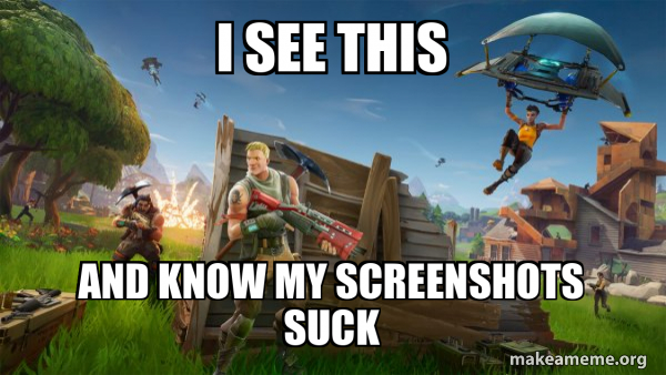 Fortnite Battle Royale game meme