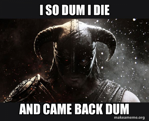 Skyrim meme