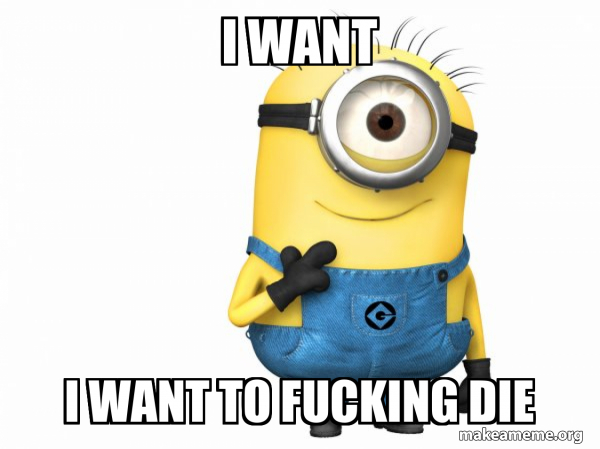 Thoughtful Minion meme
