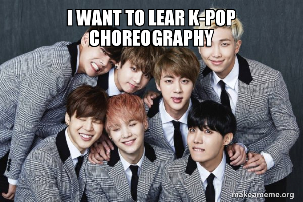 K-Pop Band BTS (Bangtan Boys) meme