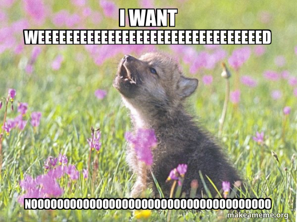 Baby Insanity Wolf meme