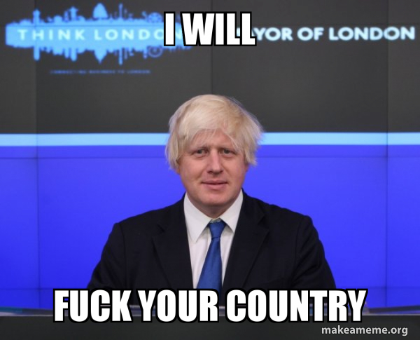 Boris Johnson  Brexit meme