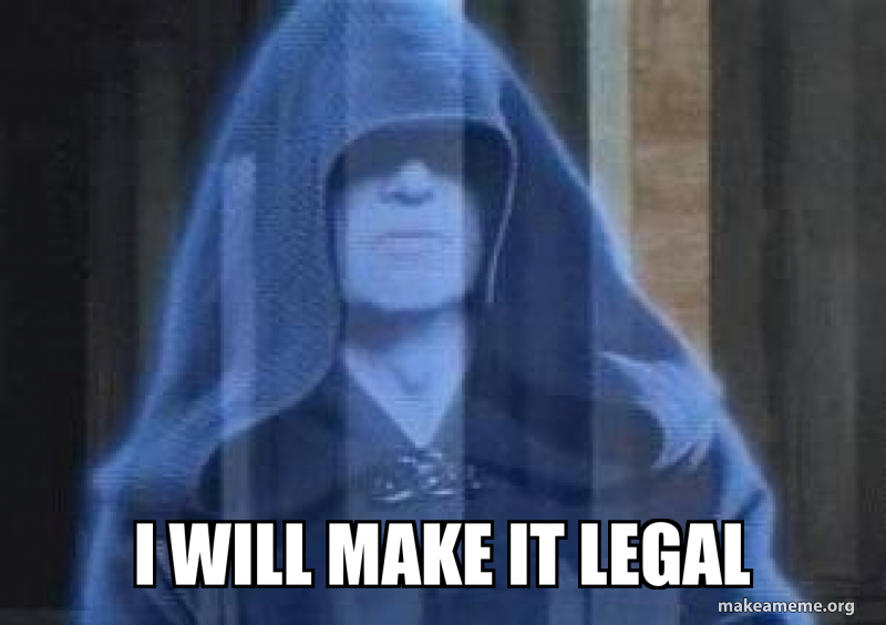 Image result for i will make it legal