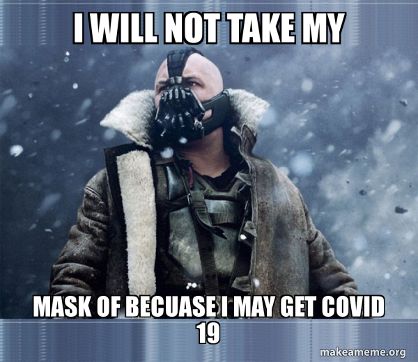 Bane (born into it, molded by it) meme