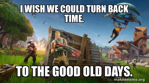 Fortnite Battle Royale game meme