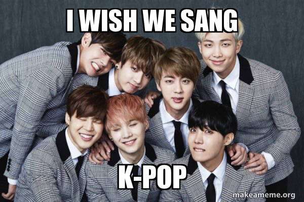 K-Pop Band BTS (Bangtan Boys) meme