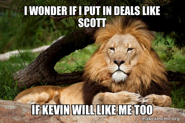 Contemplative Lion meme