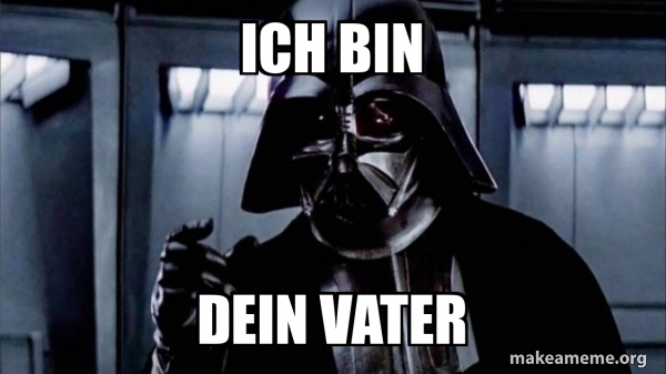Luke Ich Bin Dein Vater Falsch makeameme.org