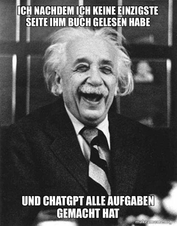 Laughing Albert Einstein meme