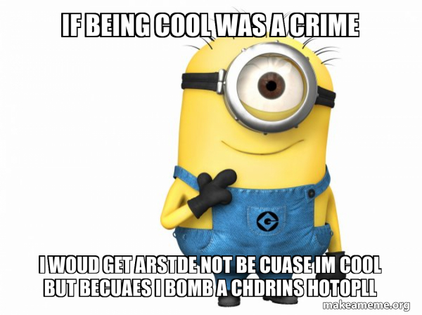 Thoughtful Minion  meme