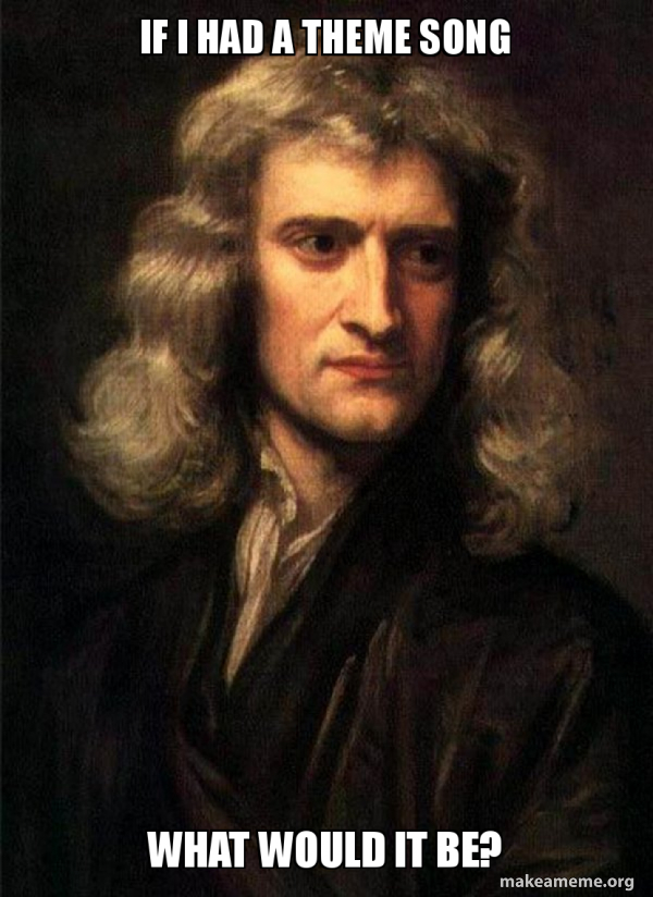 Sir Isaac Newton meme