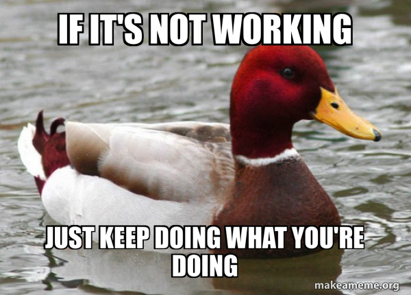 Malicious Advice Mallard meme