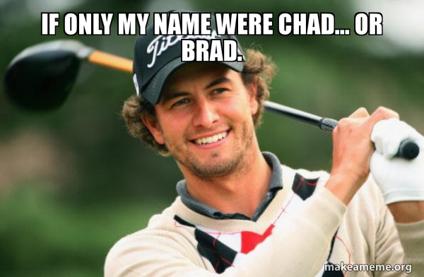 Adam Scott Golfer meme