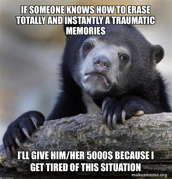 Confession Bear meme