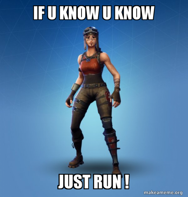 Renegade Raider Fortnite Skin meme