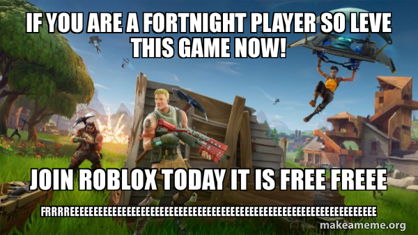 Fortnite Battle Royale game meme