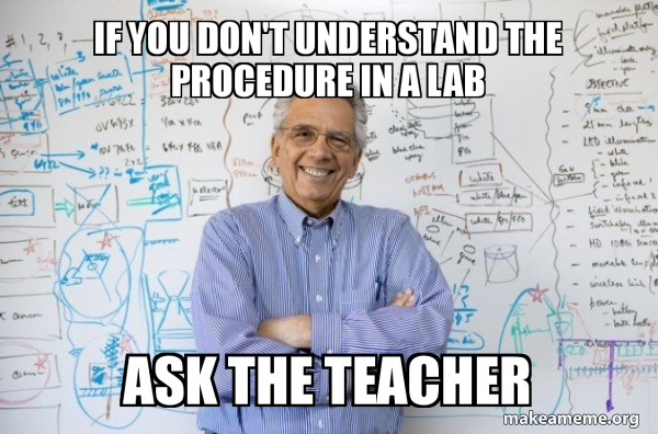 Good Guy Professor meme