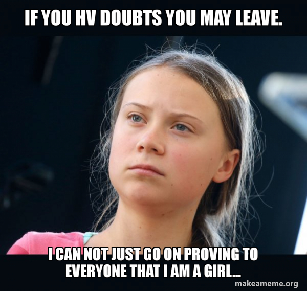 Greta Thunberg meme
