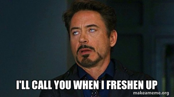 Tony Stark Eye Roll meme