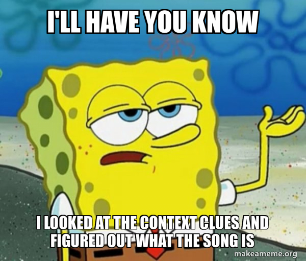 Tough SpongeBob meme