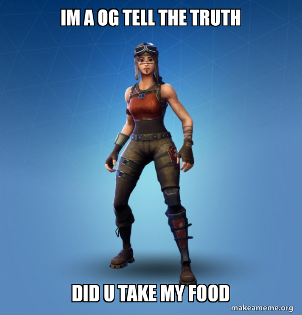 Renegade Raider Fortnite Skin meme