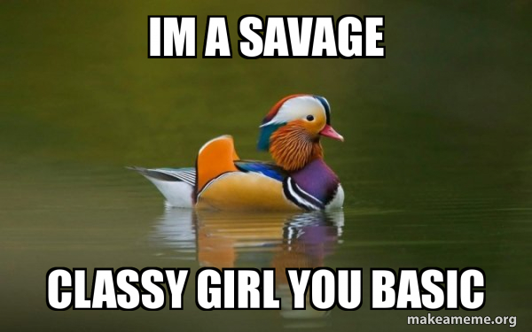 Fashionable Advice Mallard meme