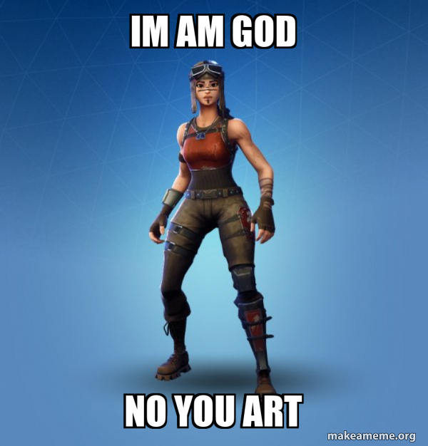 Renegade Raider Fortnite Skin meme