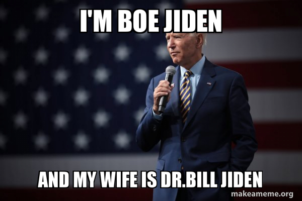 Joe Biden 2020 meme