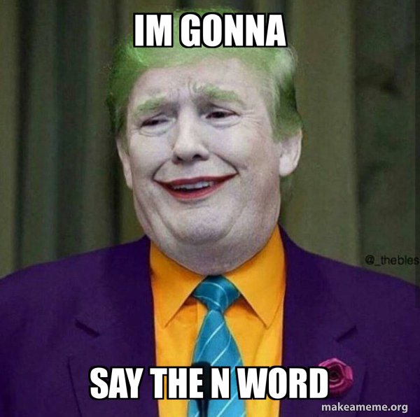 Donald Trump - The Joker meme