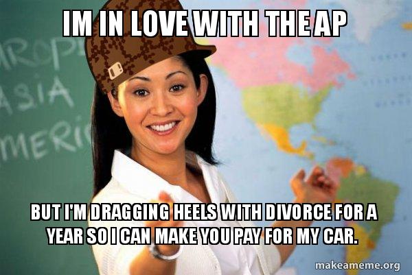 Scumbag Teacher meme
