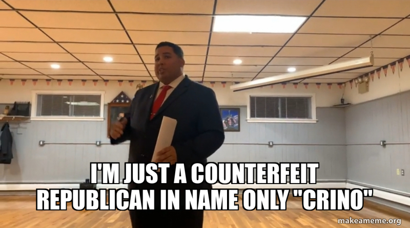 I'm just a counterfeit Republican in name only