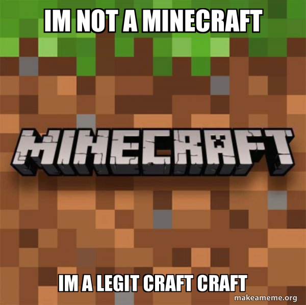 Minecraft meme