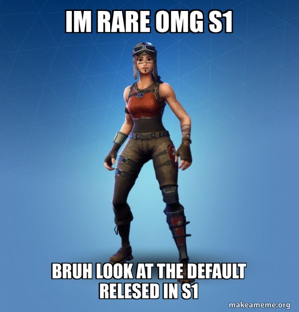 Renegade Raider Fortnite Skin meme