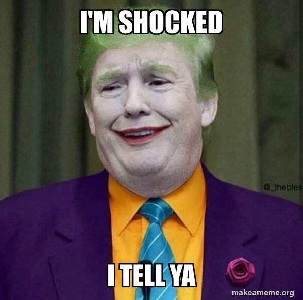Donald Trump - The Joker meme