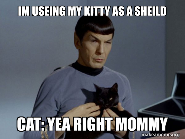 Spock and Cat Meme meme