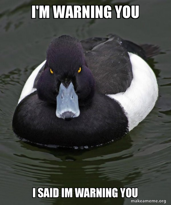 Revenge Duck ( Angry Advice Duck ) meme