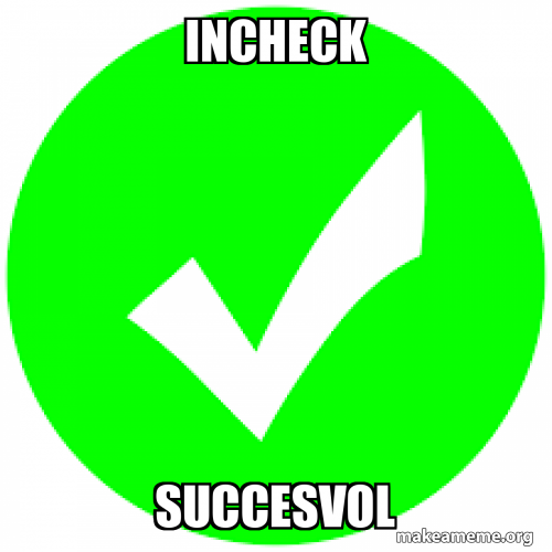 incheck succesvol Meme Generator