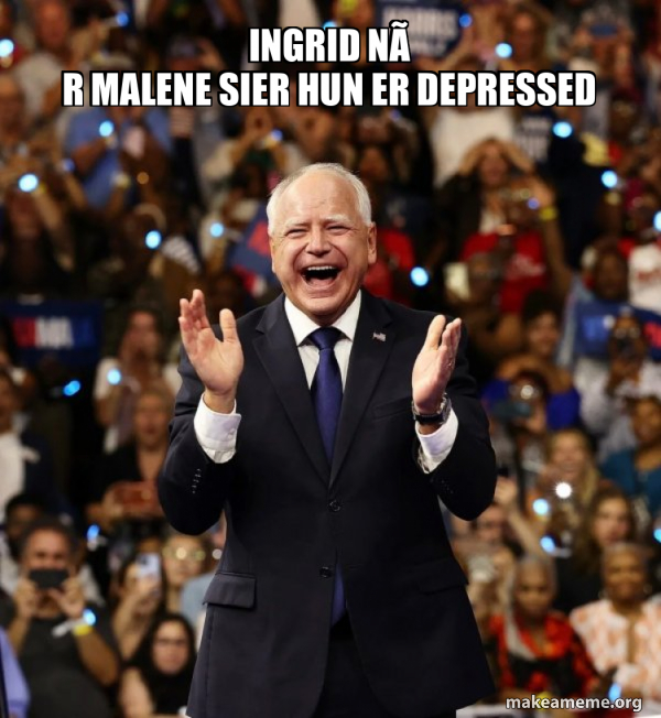 Happy Tim Walz meme
