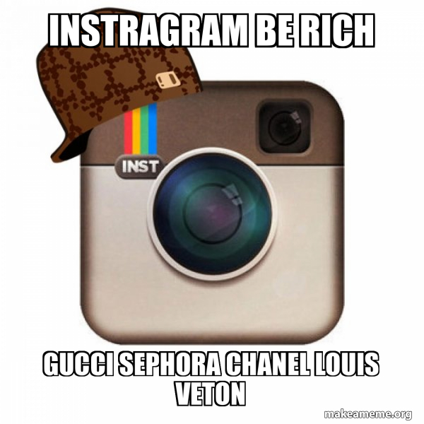 Scumbag Instagram meme